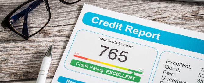 Credit report with Excellent Score